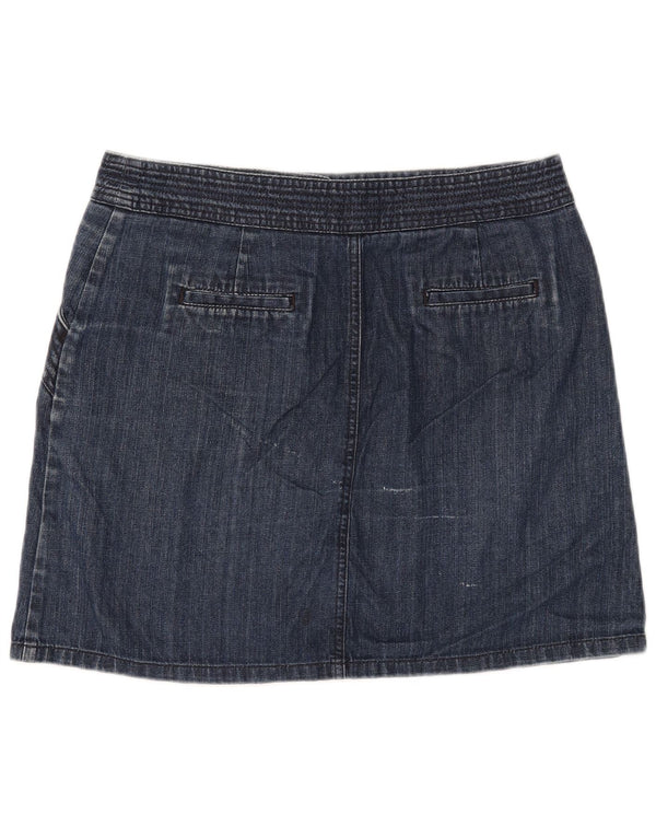 BODEN Damska Spódnica Dżinsowa UK 14 Duża W32 Granatowa Bawełna