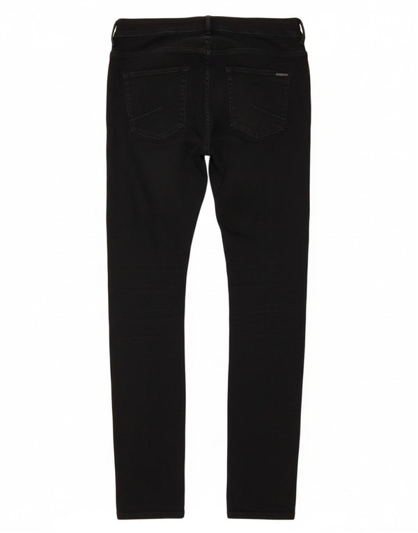 Guess Damskie Letitia Skinny Jeans W28 L27 Czarne Bawełniane