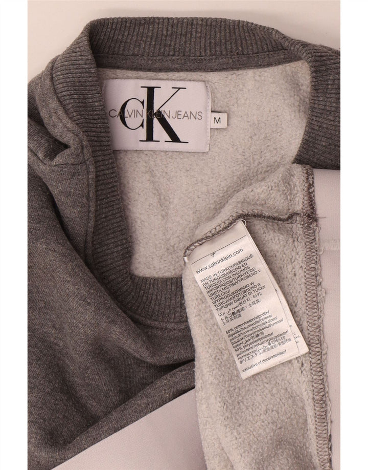 Damska bluza Calvin Klein Jeans Crop UK 14, średni szary