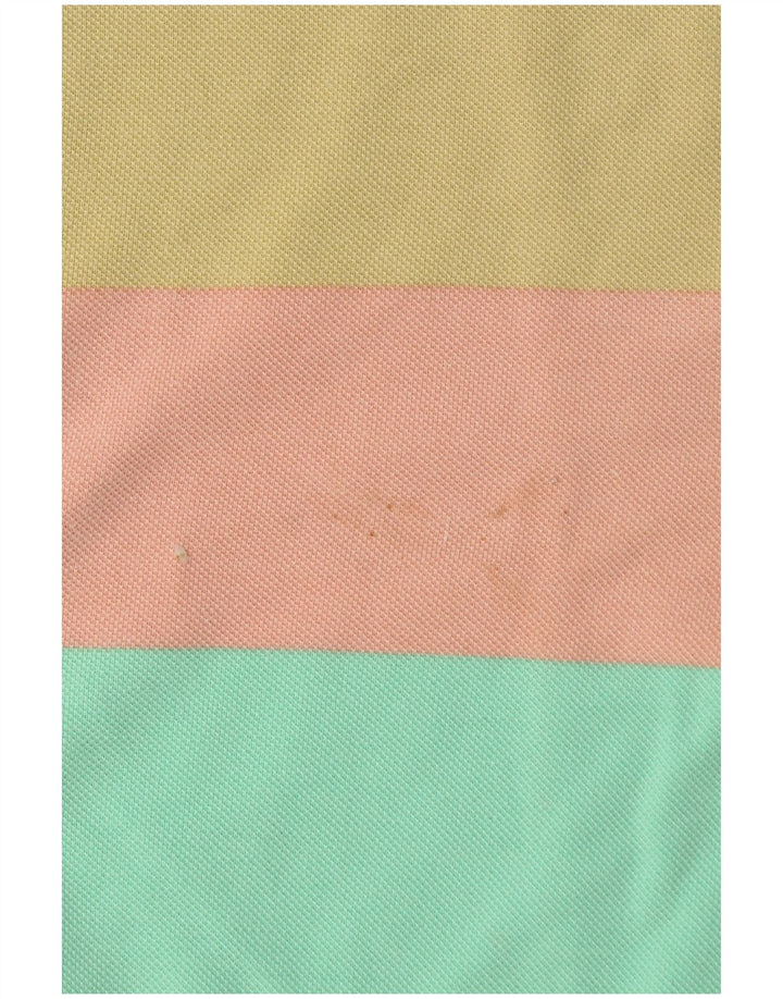 PETER HADLEY Męska koszulka polo XL, bawełniana w kolorowe paski