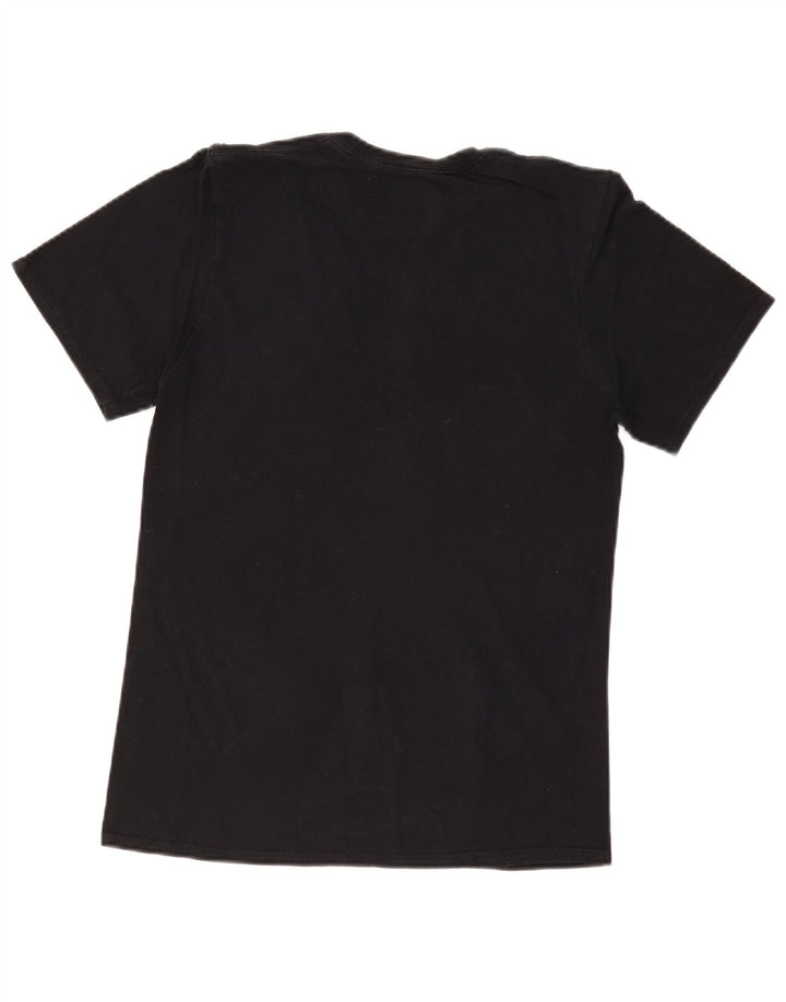 MITCHELL & NESS Męski T-shirt z grafiką Los Angeles Lakers, mały, czarny