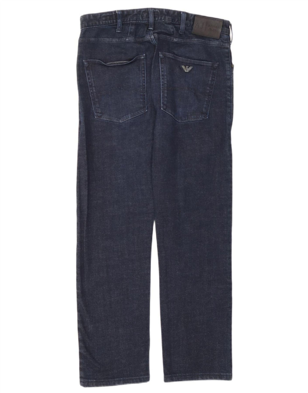 Damskie dżinsy Armani Regular Straight W31 L27 Granatowa bawełna