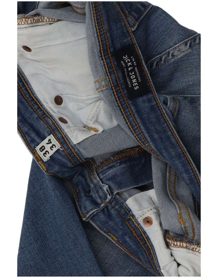 Jeansy męskie Jack & Jones Liam Skinny W30 L27 Niebieskie
