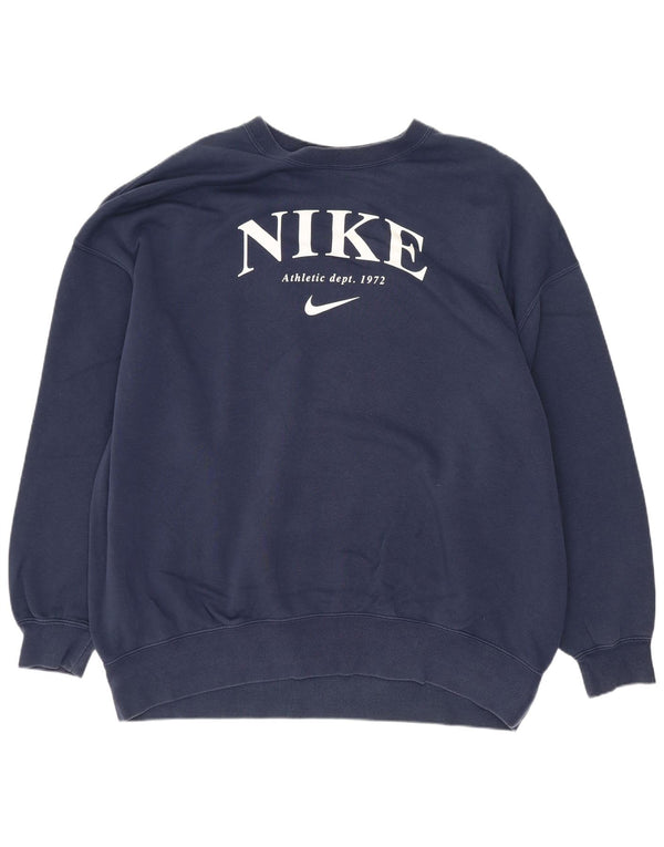 Męska bluza męska Nike Graphic Oversize Jumper XS Granatowa, bawełniana