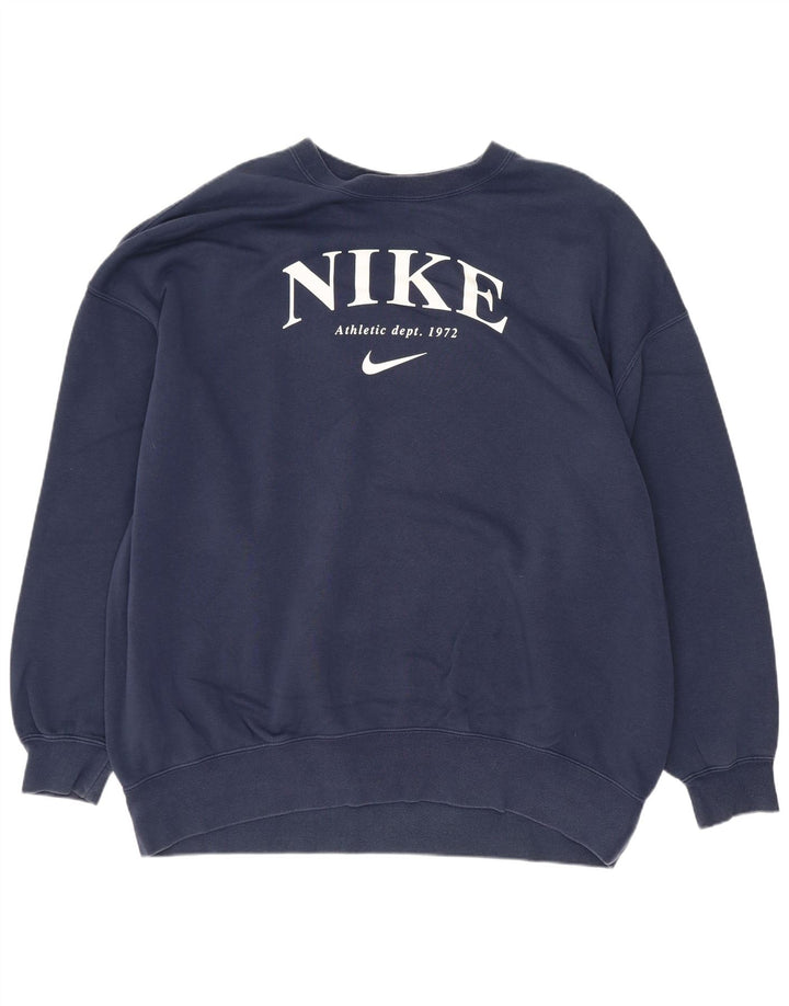 Męska bluza męska Nike Graphic Oversize Jumper XS Granatowa, bawełniana