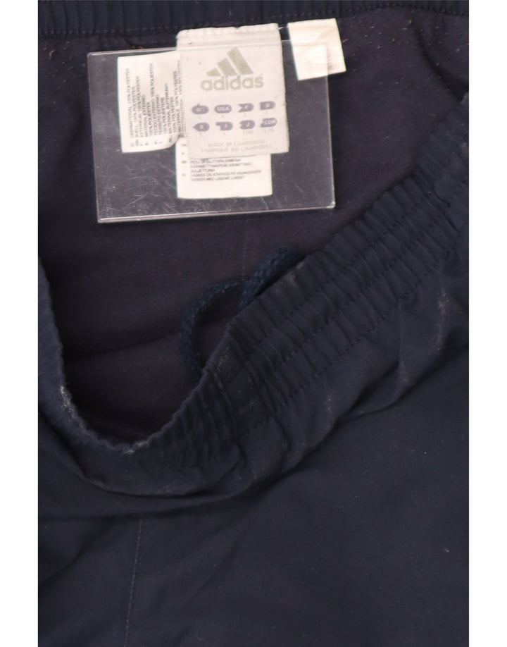 ADIDAS Mens Tracksuit Trousers Large  Navy Blue Polyester Vintage Adidas and Second-Hand Adidas from Messina Hembry 