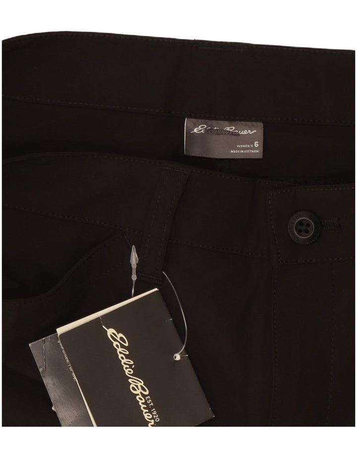 Spodnie damskie Capri Eddie Bauer US 6 Medium W30 L20 Czarny poliester