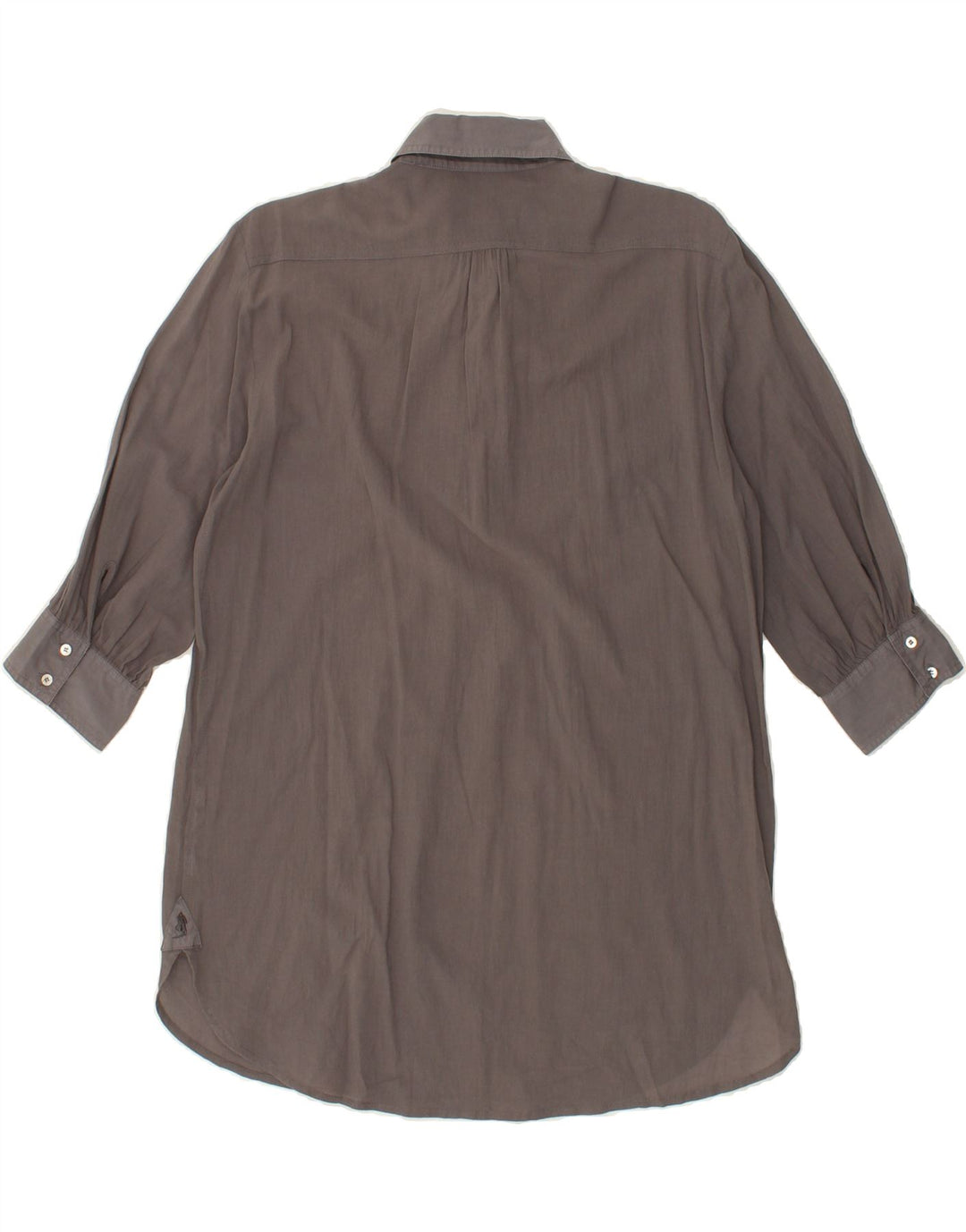 MARLBORO CLASSICS Womens Pullover 3/4 Sleeve Shirt Blouse IT 40 Small Grey Vintage Marlboro Classics and Second-Hand Marlboro Classics from Messina Hembry 