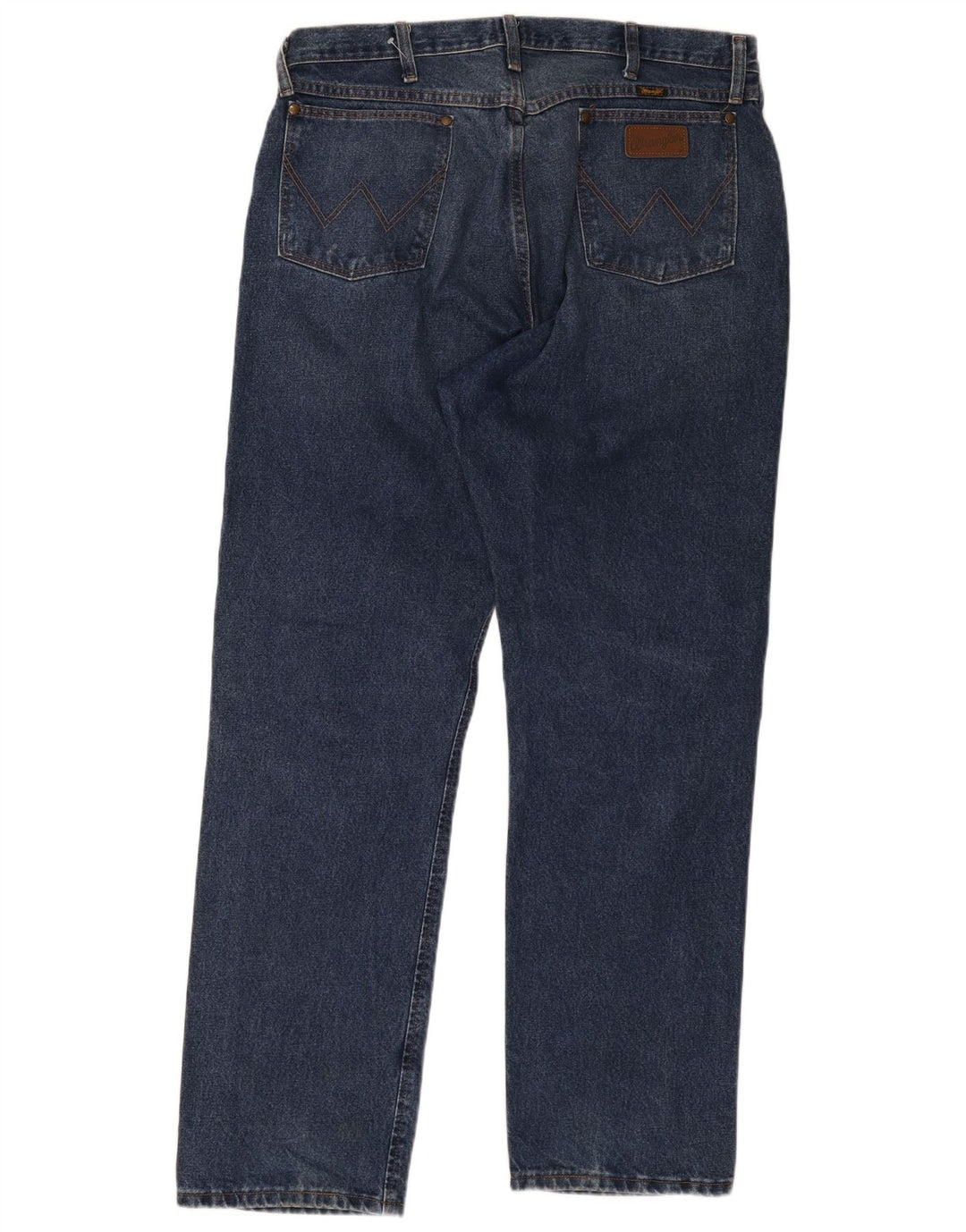 Męskie proste dżinsy Wrangler W38 L32 Niebieskie bawełniane