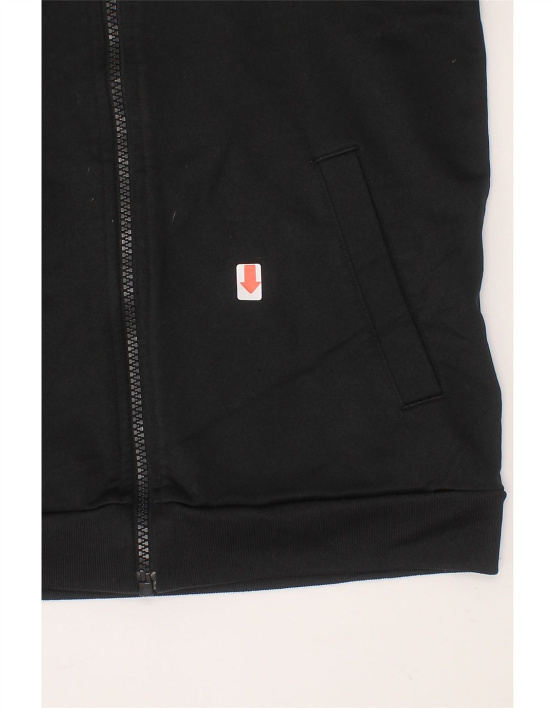 ADIDAS Boys Zip Hoodie Sweater 9-10 Years Black Colourblock Polyester Vintage Adidas and Second-Hand Adidas from Messina Hembry 