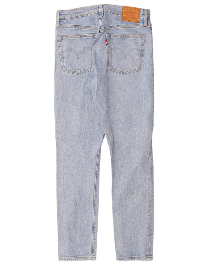 Damskie jeansy Levi's 501 Straight W27 L28 Niebieskie bawełniane