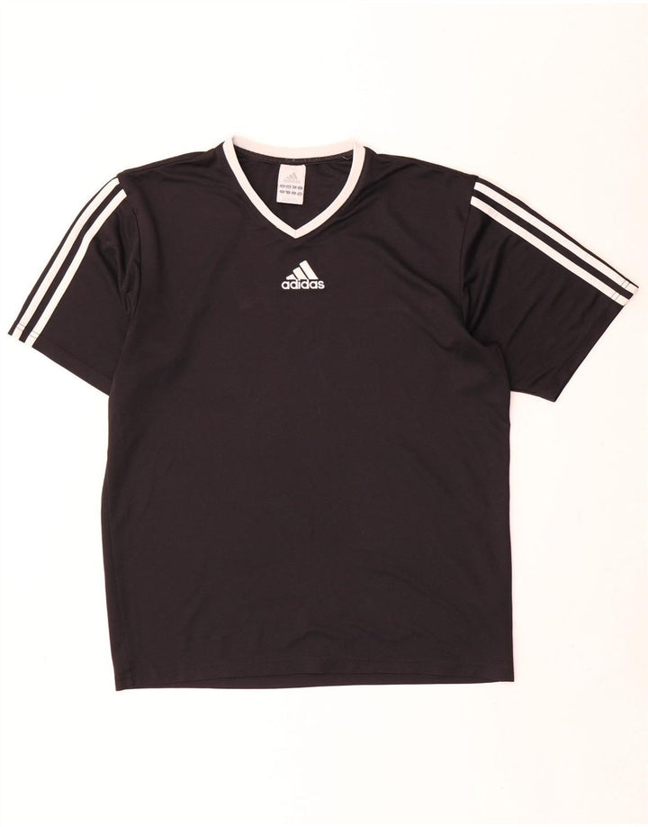 Adidas Męska koszulka Climalite Top, mała, czarna, z poliestru