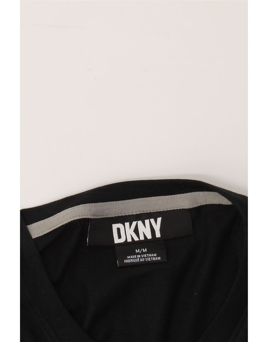 DKNY Mens Graphic T-Shirt Top Medium Black Colourblock Vintage Dkny and Second-Hand Dkny from Messina Hembry 