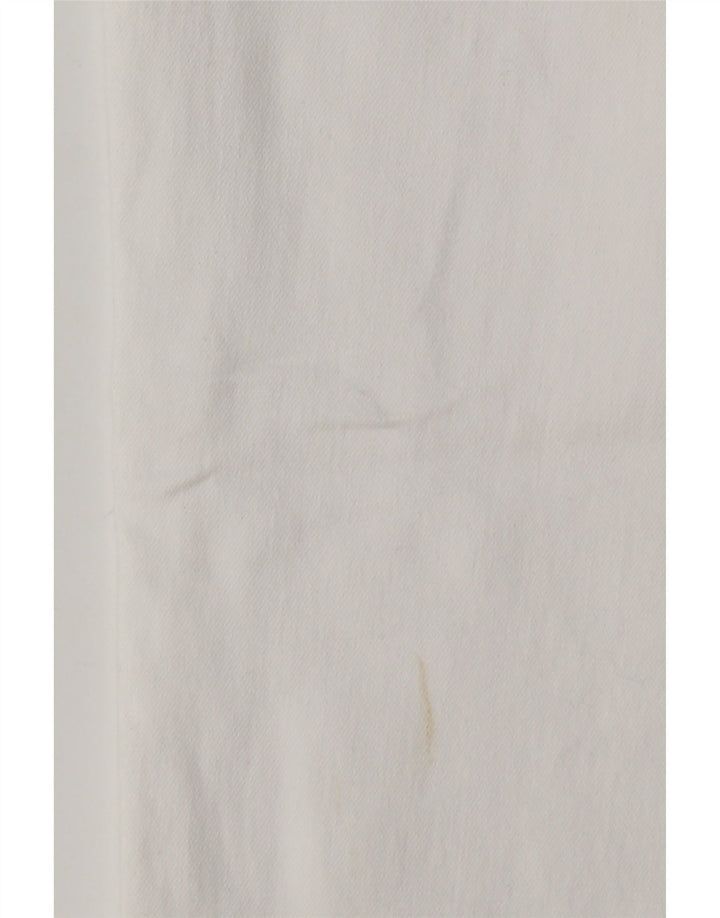 Damskie jeansy slim fit ZARA EU 34 2XS W24 L27 Białe