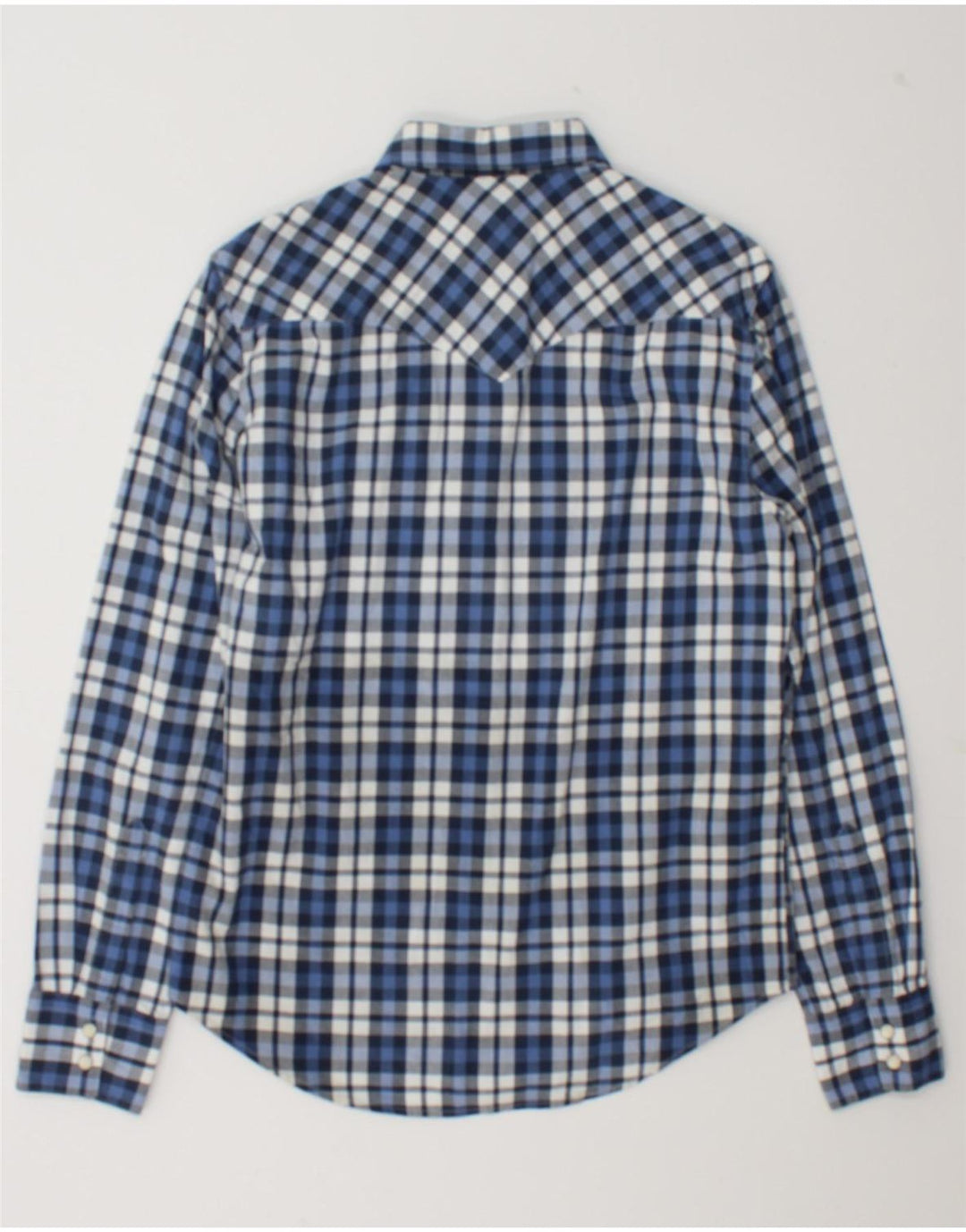 Koszula męska Levi's w małą niebieską kratkę, bawełniana