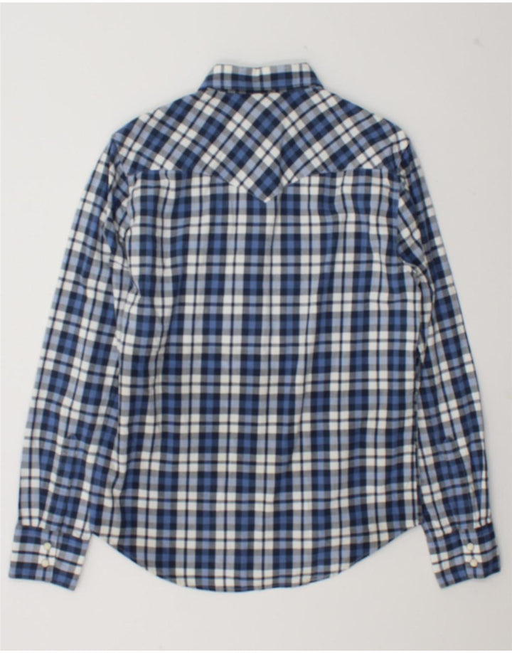 Koszula męska Levi's w małą niebieską kratkę, bawełniana