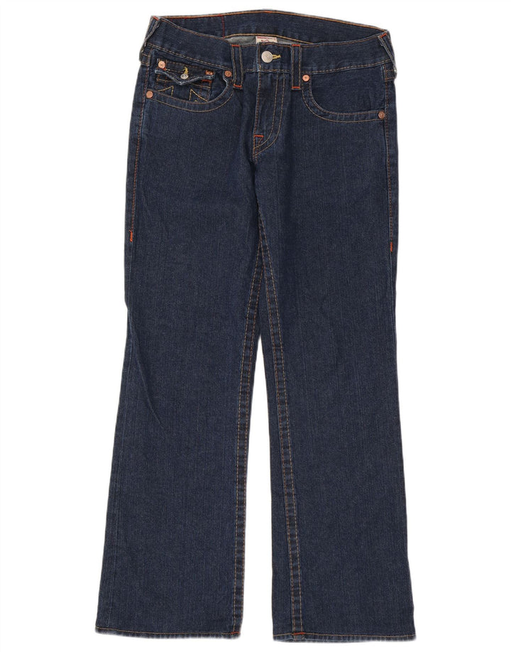 Damskie jeansy Bootcut True Religion W31 L32 Niebieskie bawełniane
