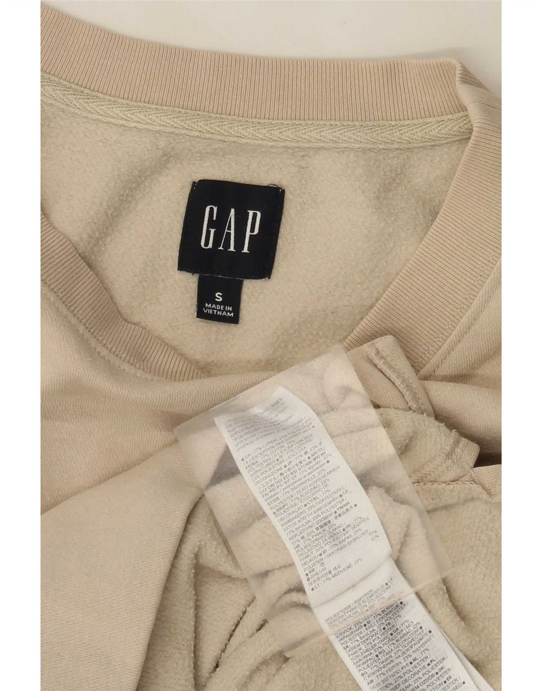 Damska bluza oversize Gap UK 10, mała, beżowa, bawełniana
