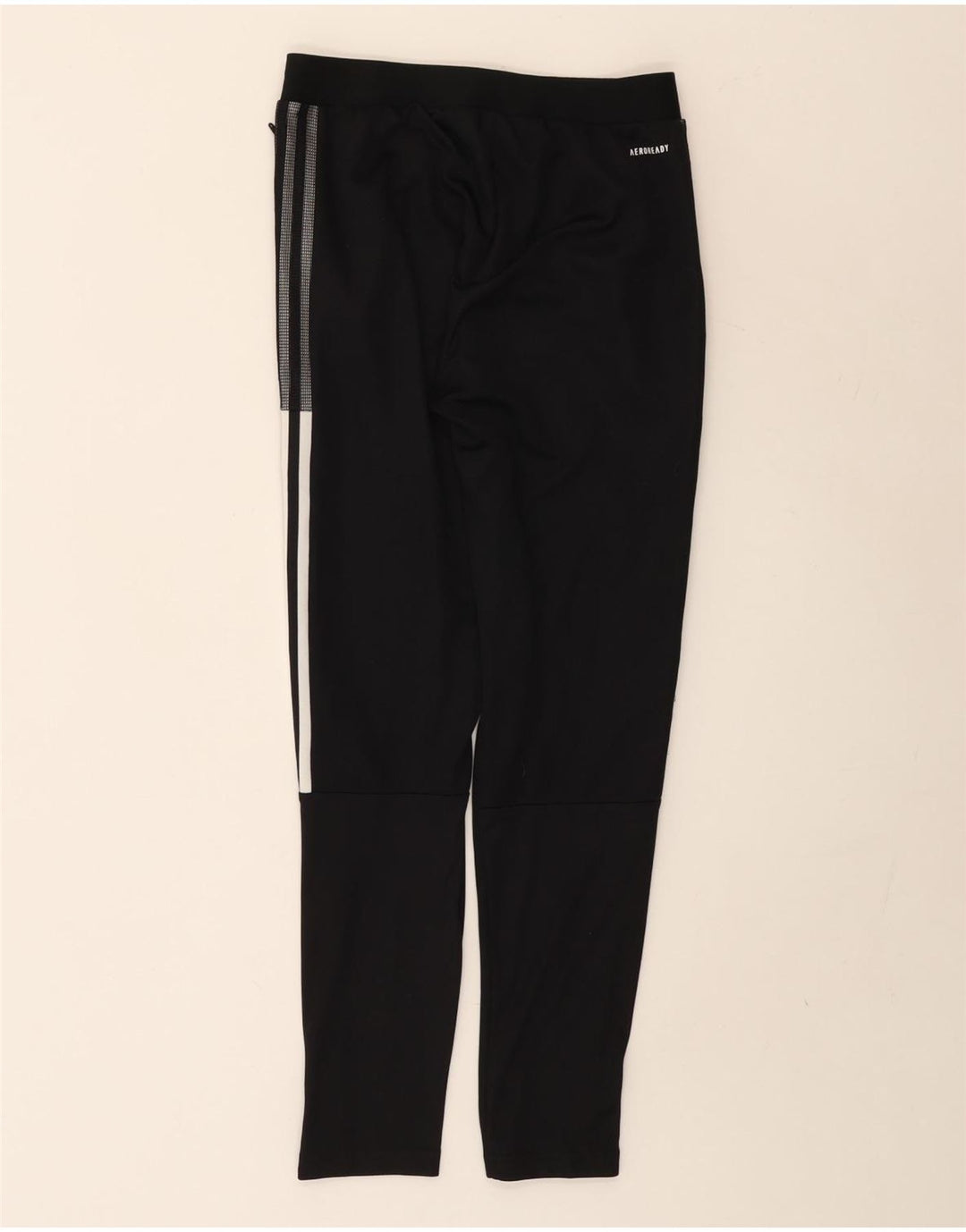 Męskie spodnie dresowe Adidas Aeroready, małe, czarne, poliestrowe