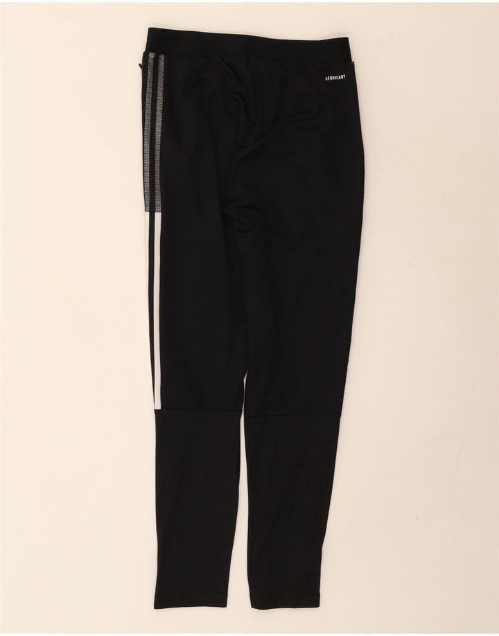 Męskie spodnie dresowe Adidas Aeroready, małe, czarne, poliestrowe