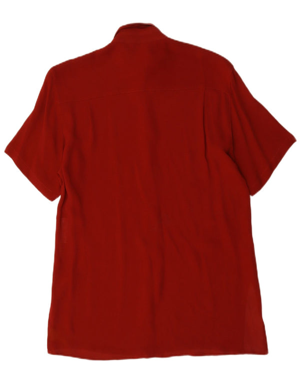 Damska koszula z krótkim rękawem Marella Longline o luźnym kroju UK 10 Small Red