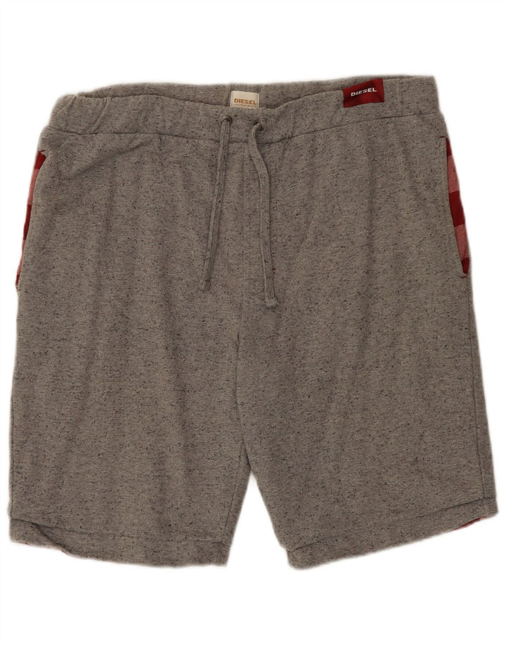 DIESEL Mens Sport Shorts Large  Grey Flecked Cotton