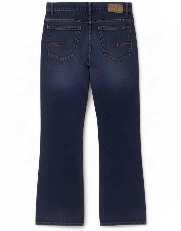 Męskie jeansy Bootcut Calvin Klein W33 L30 Granatowe, bawełniane