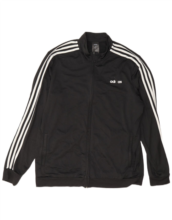 Adidas Męska bluza dresowa XL Czarny poliester