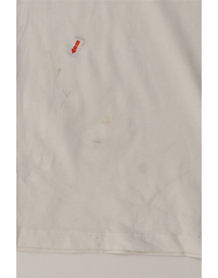 Damska koszulka z grafiką VINEYARD VINES Top UK 10, mała, biała, bawełniana