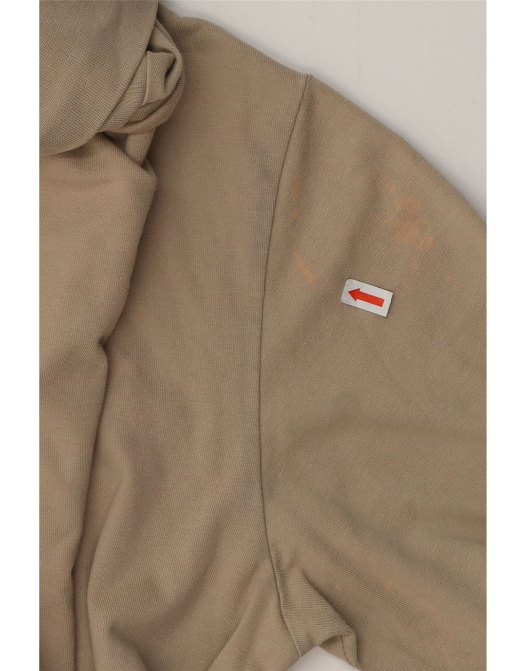 Męska koszulka NIKE z długim rękawem, UK 39/41, średnio beżowa, bawełniana