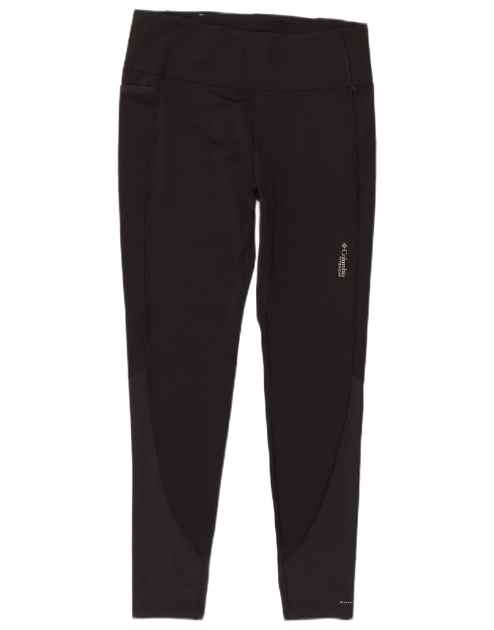 Damskie legginsy Columbia Titanium UK 14, duże, czarne, poliestrowe