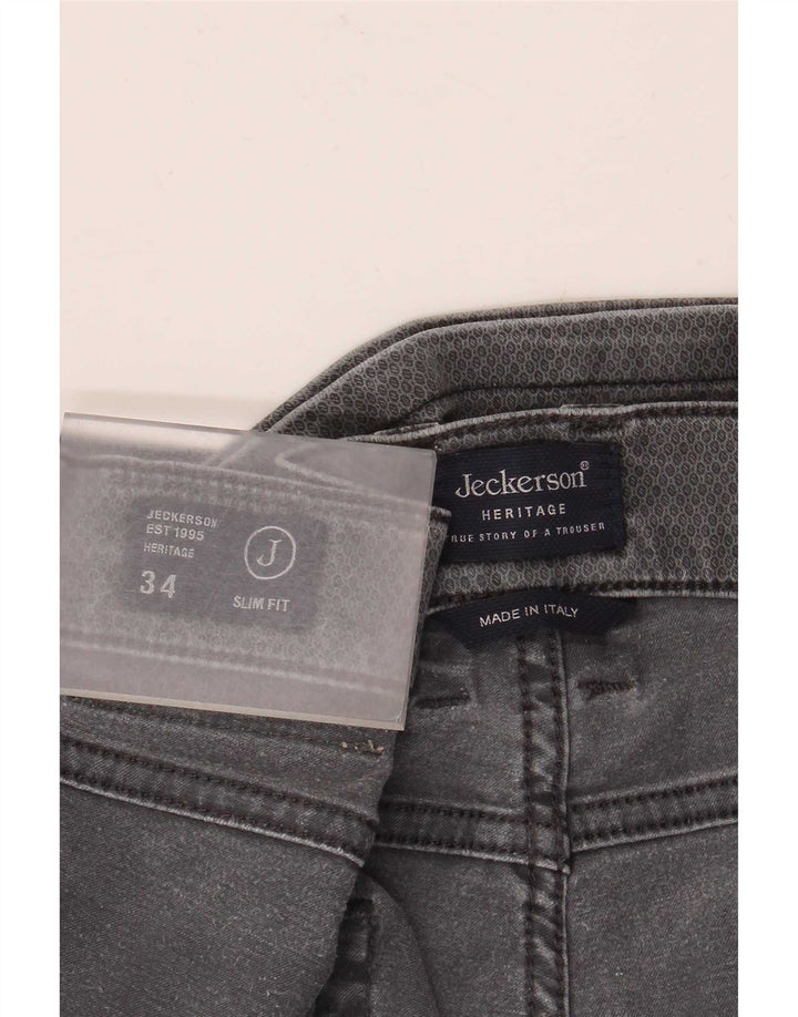 Jeansy męskie Jeckerson Heritage Slim W34 L30 szare