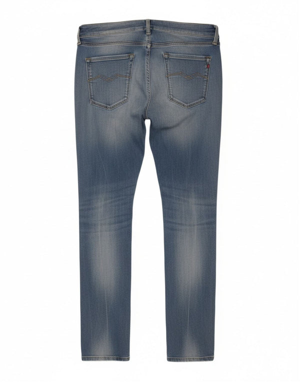 Damskie jeansy Skinny Replay W29 L30 Niebieskie bawełniane