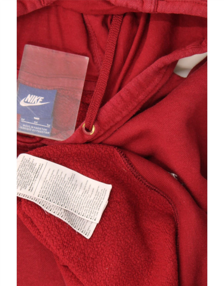 Męski sweter z kapturem Nike, średni bordowy, bawełniany