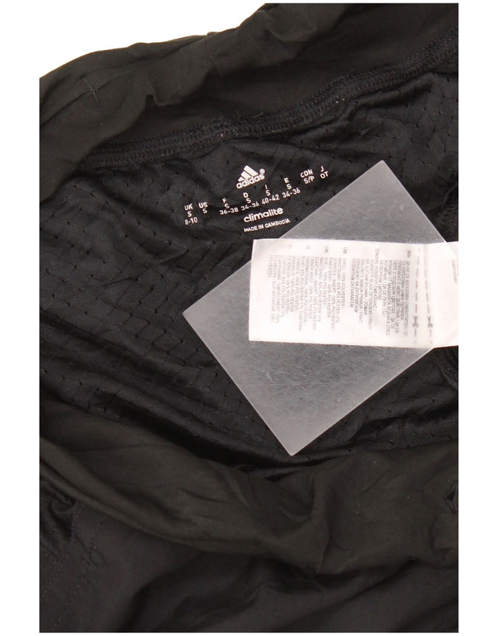 Damskie spodenki sportowe Adidas Climalite UK 8/10, małe, czarne, poliestrowe