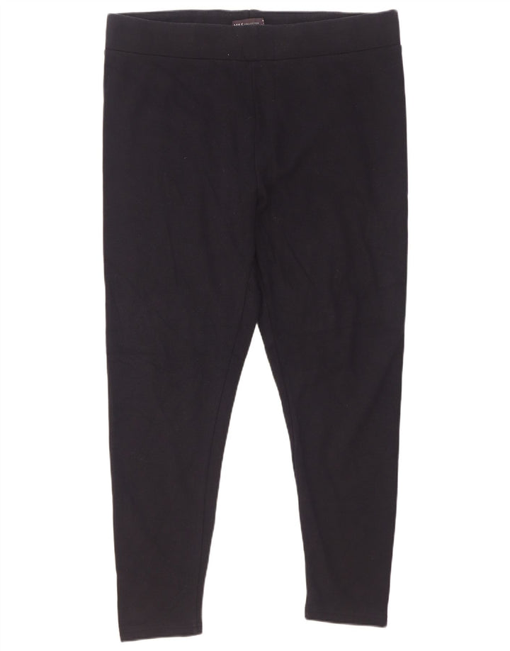 Legginsy damskie Marks & Spencer UK 18 XL, granatowe, poliestrowe