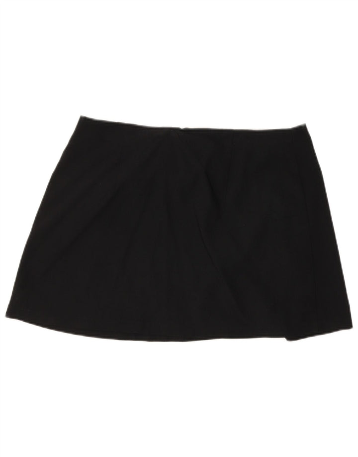 Damska spódnica mini kopertowa Orsay IT 42 Medium W30 Czarna wiskoza