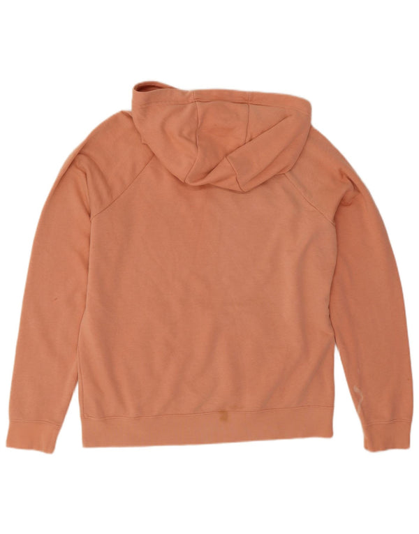 Damski sweter oversize z kapturem Nike, UK 14, średni różowy, bawełniany