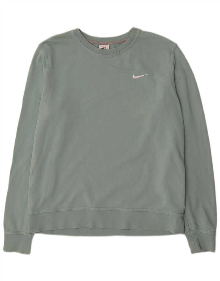 Męski sweter NIKE, duży, niebieski, bawełniany