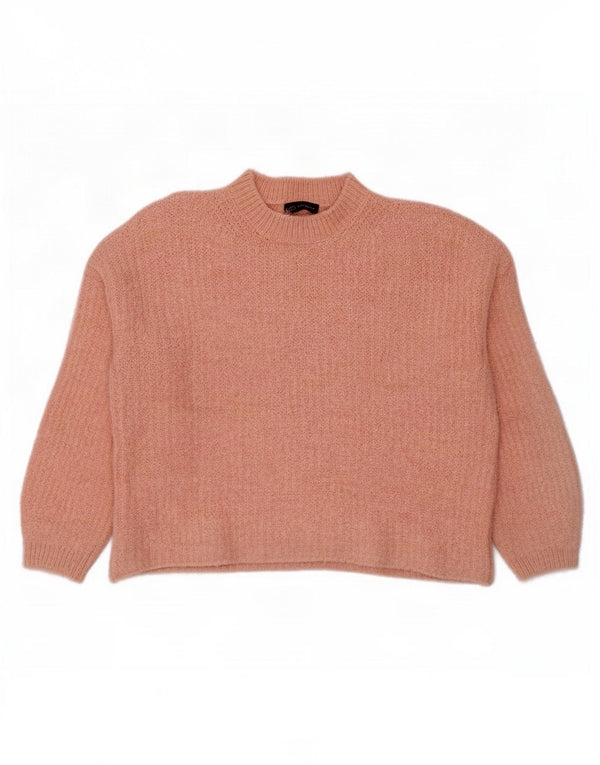 Marks & Spencer Damski sweter z golfem, UK 14, średni róż