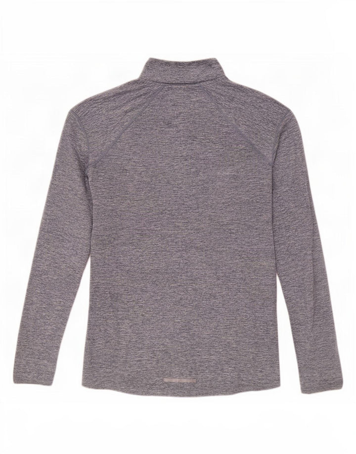 Męski dres Nike Dri Fit z zamkiem błyskawicznym, mały, szary