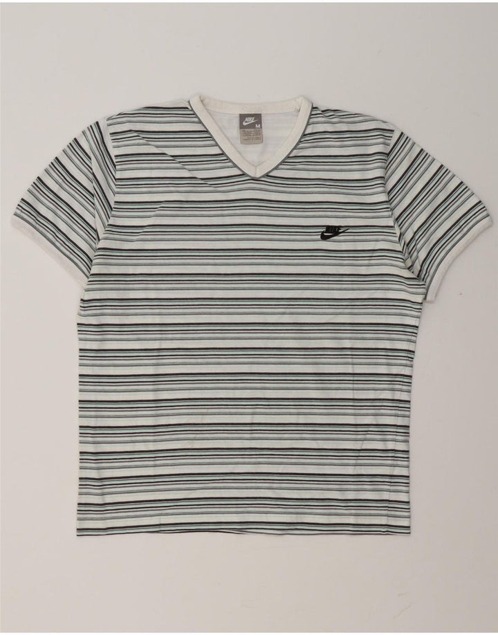 T-shirt męski Nike, średni, wielokolorowe paski