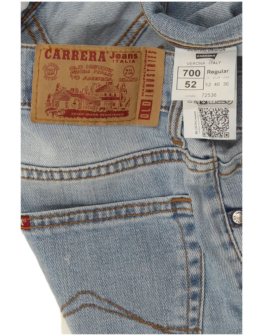 Dżinsy Carrera Męskie 700 Slim W36 L30 Niebieskie bawełniane