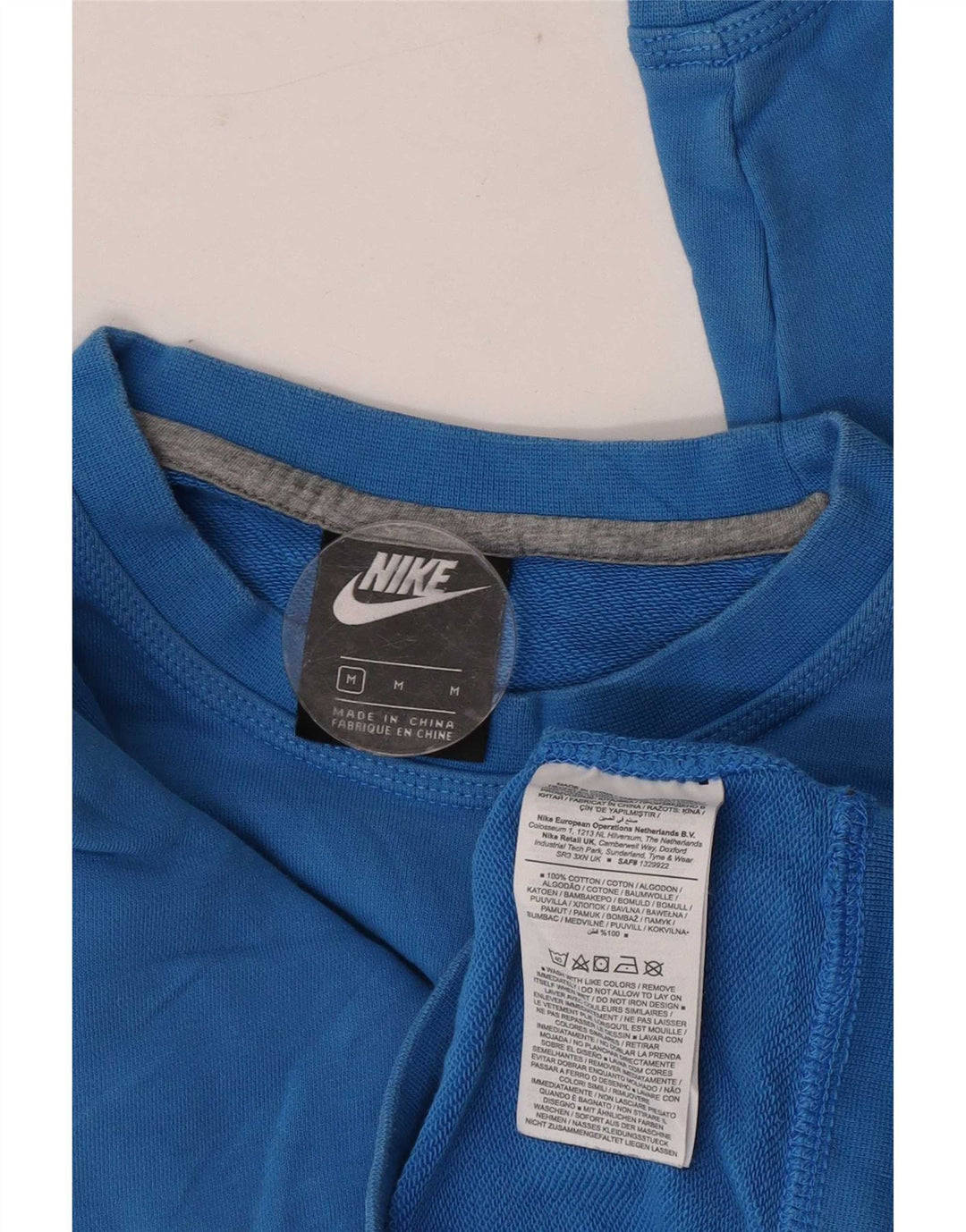 Damska bluza dresowa Nike UK 14, średnia niebieska bawełna