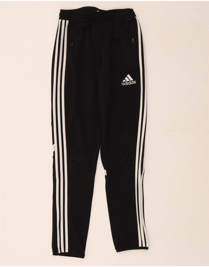 Chłopięce spodnie dresowe ADIDAS Climacool 13-14 lat XL, czarne, z blokami kolorów