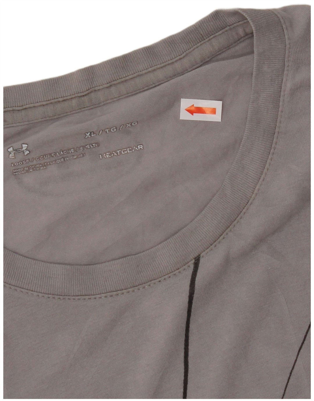 Męski t-shirt z grafiką UNDER ARMOUR Heat Gear, XL, szary