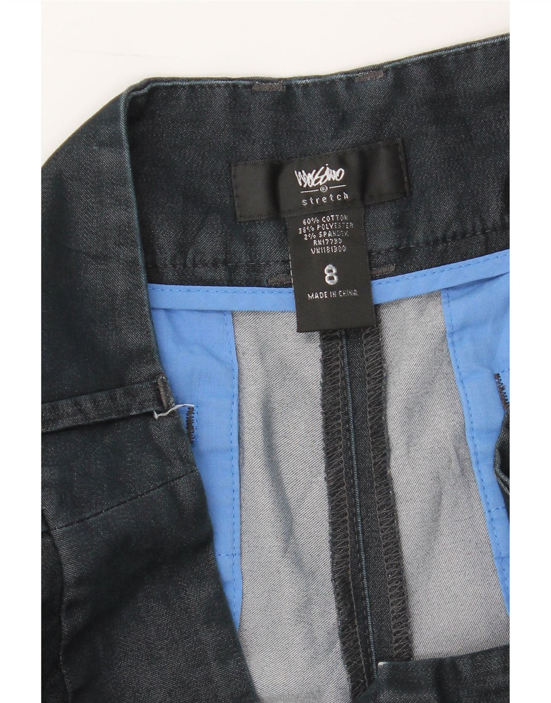 MOSSIMO Womens Straight Capri Trousers US 8 Medium W30 L21 Black Cotton Vintage Mossimo and Second-Hand Mossimo from Messina Hembry 