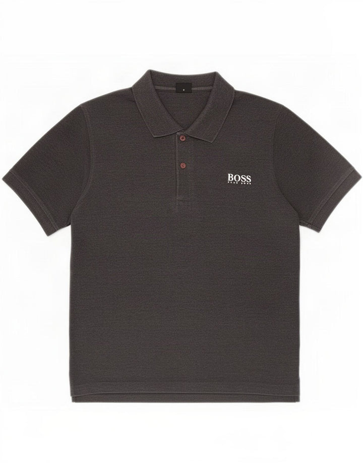 Męska koszulka polo Hugo Boss, mała, szara