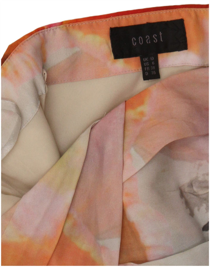 COAST Womens Maxi Strapless Dress UK 10 Small Multicoloured Floral