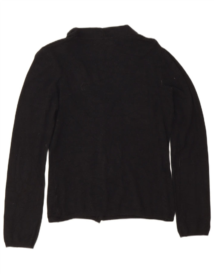 Sweter damski Zara Crop Cardigan UK 12, średni czarny